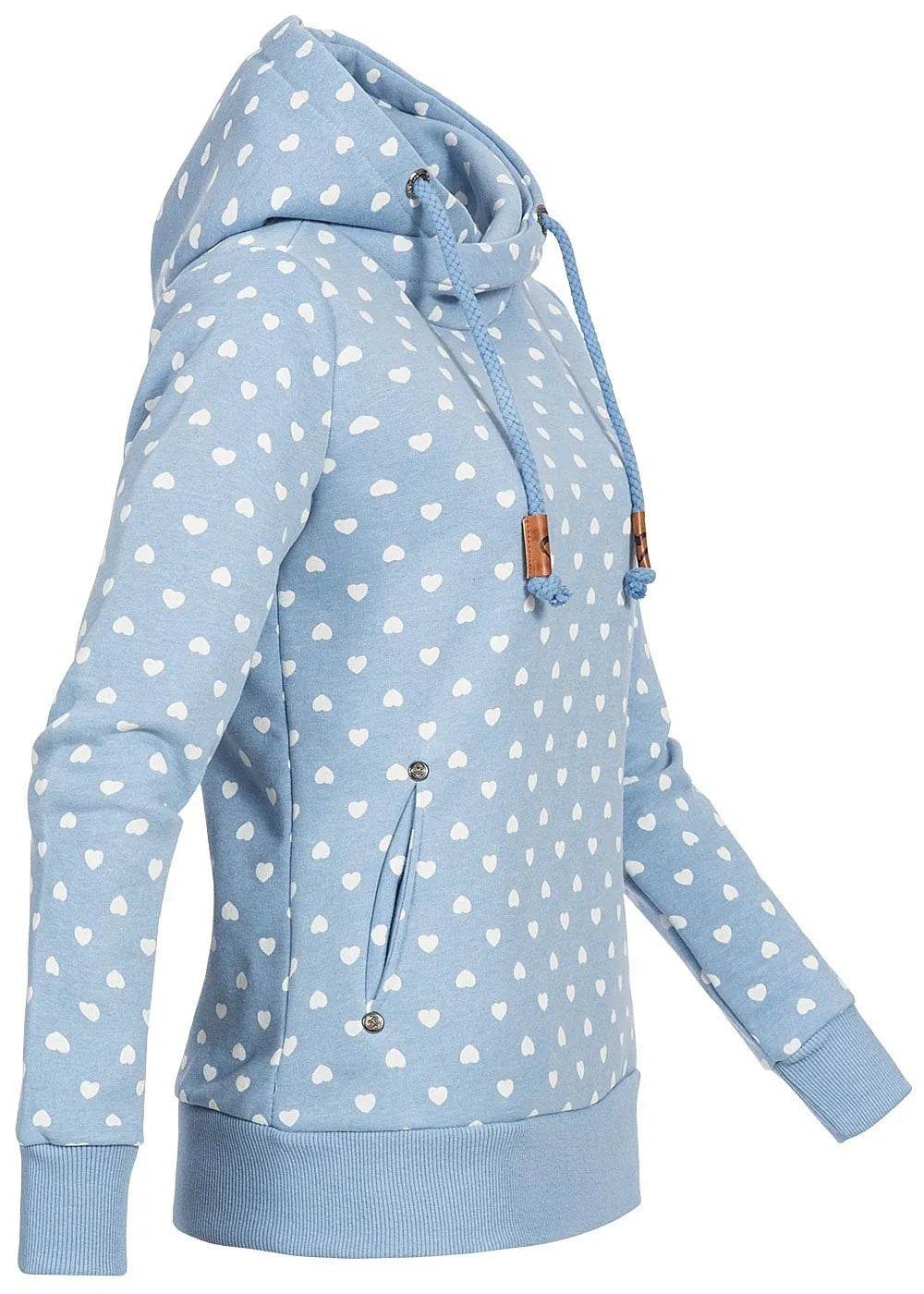 Women Printed loose hooded sweatshirt - EX-STOCK Canada