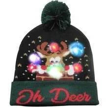 LED Light Christmas Beanies - EX-STOCK Canada