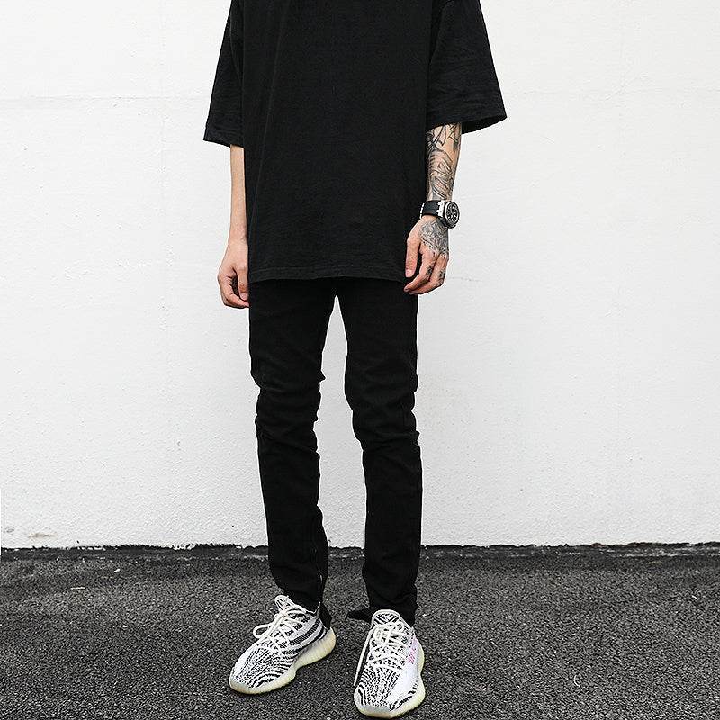 Ankle Zip Denim pant men Jeans - EX-STOCK Canada