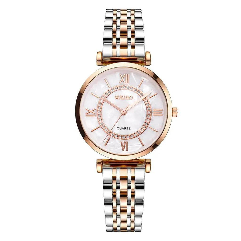 Gold quartz watch for women - EX-STOCK Canada
