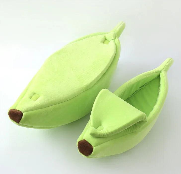 Pet House Dog Bed Banana Shape Dog House Cute Pet Kennel Nest Warm Dog Sofas Sleeping Bed EX-STOCK Canada