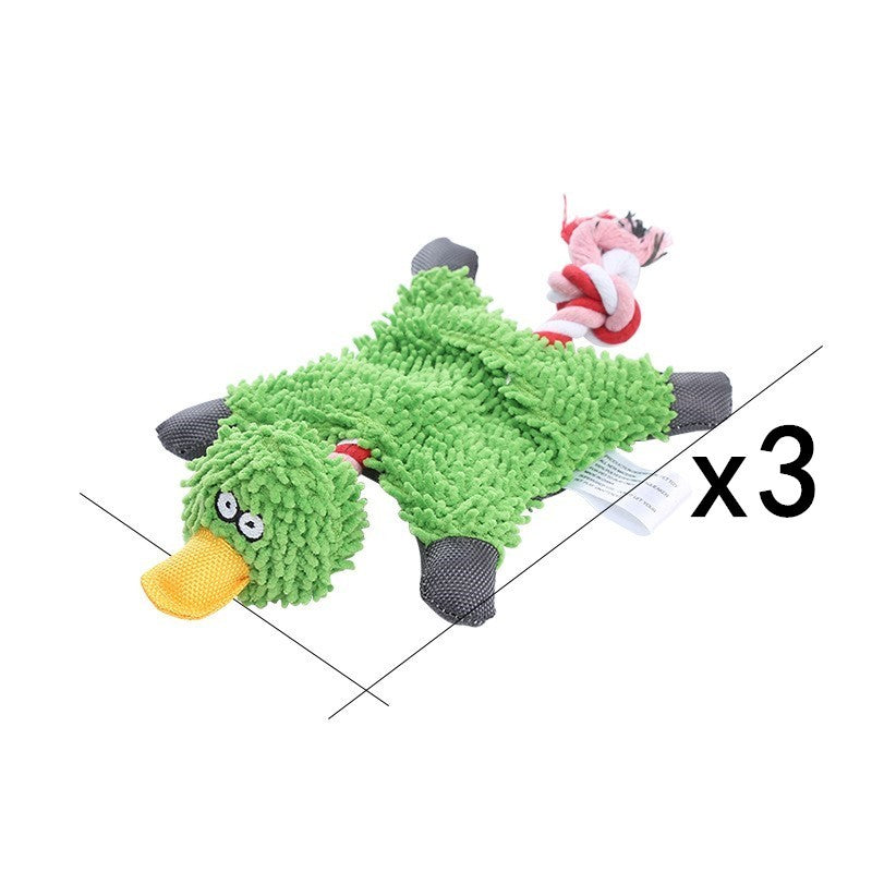 Pet Toy Donkey Shape Corduroy Chew Toy For Dogs Puppy Squeaker Squeaky Plush Bone Molar Dog Toy Pet Training Dog EX-STOCK Canada