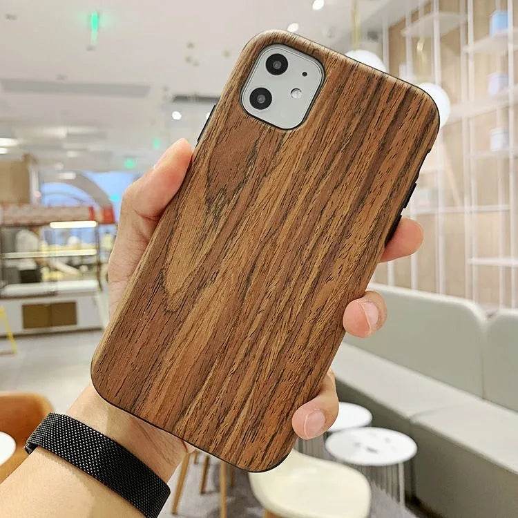 Simple Bamboo Wooden iphone Protective case Unisex - EX-STOCK Canada