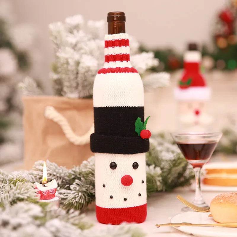 Christmas Decorations Christmas Wine Bottle Socks - EX-STOCK Canada