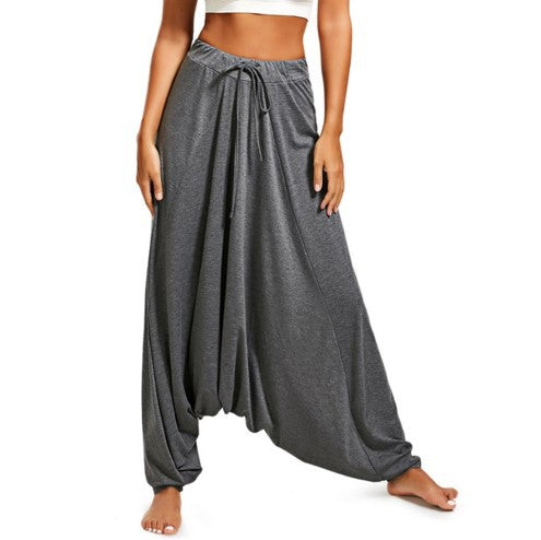 Women's Cotton-Blend Balloon Harem Pants — product view 5 of 10 | EX-STOCK