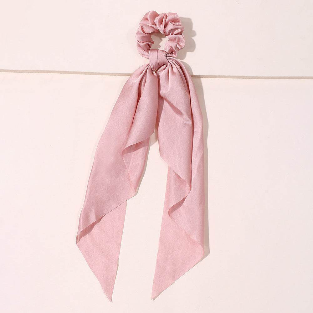 Cute Hair Silk Bow Scrunchie Vintage Satin Scarf Scrunchie - EX-STOCK Canada
