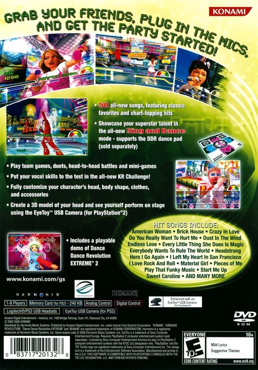 Karaoke Revolution Party (Microphone is Required but not includes)