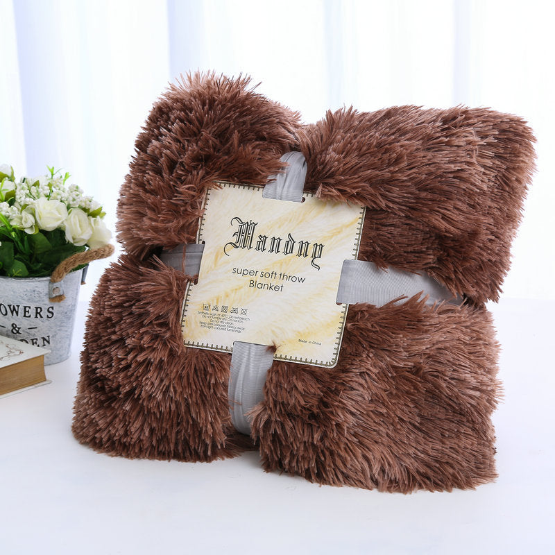 Plush Blanket Double-layer Blanket Multifunctional EX-STOCK Canada