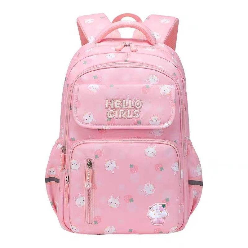 6-12-year-old Primary School Children Girls Backpack Large Capacity Schoolbag - EX-STOCK Canada