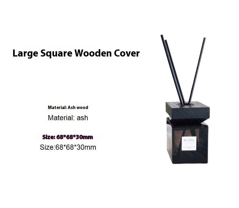 غطاء عطر من الخشب الصلب زجاجات مطفأة حريق مزيل عرق معمر بالعلاج العطري الخالي من النار - EX-STOCK Canada