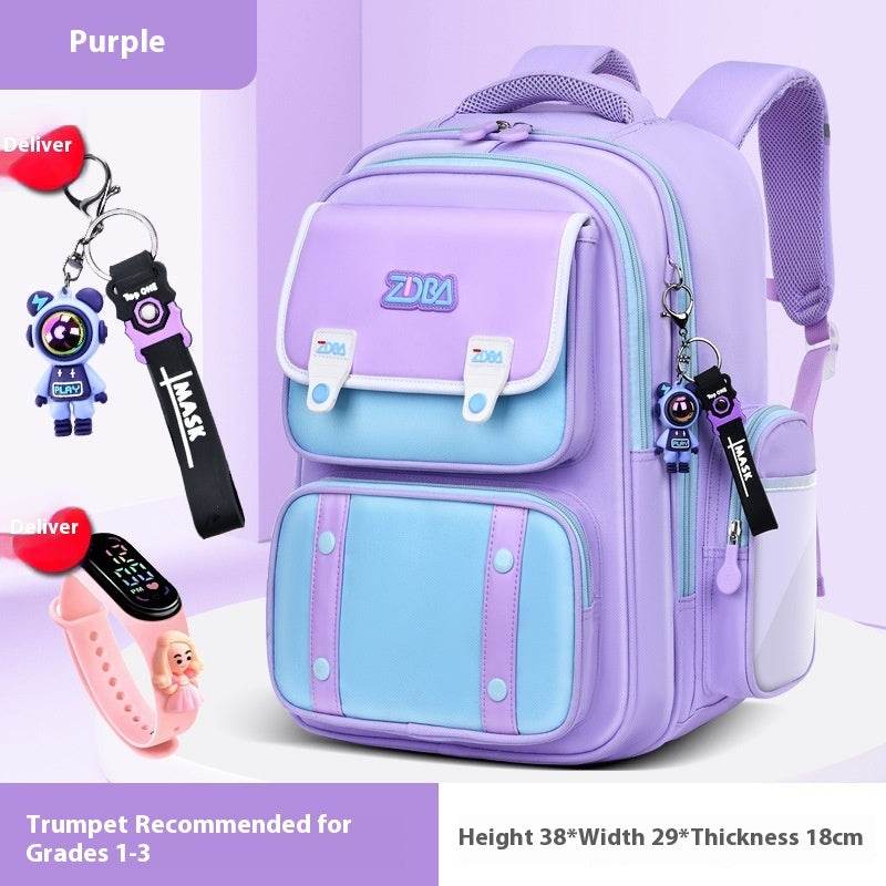 Elementary School Spine Protection Backpack Water resistant School bag - EX-STOCK Canada