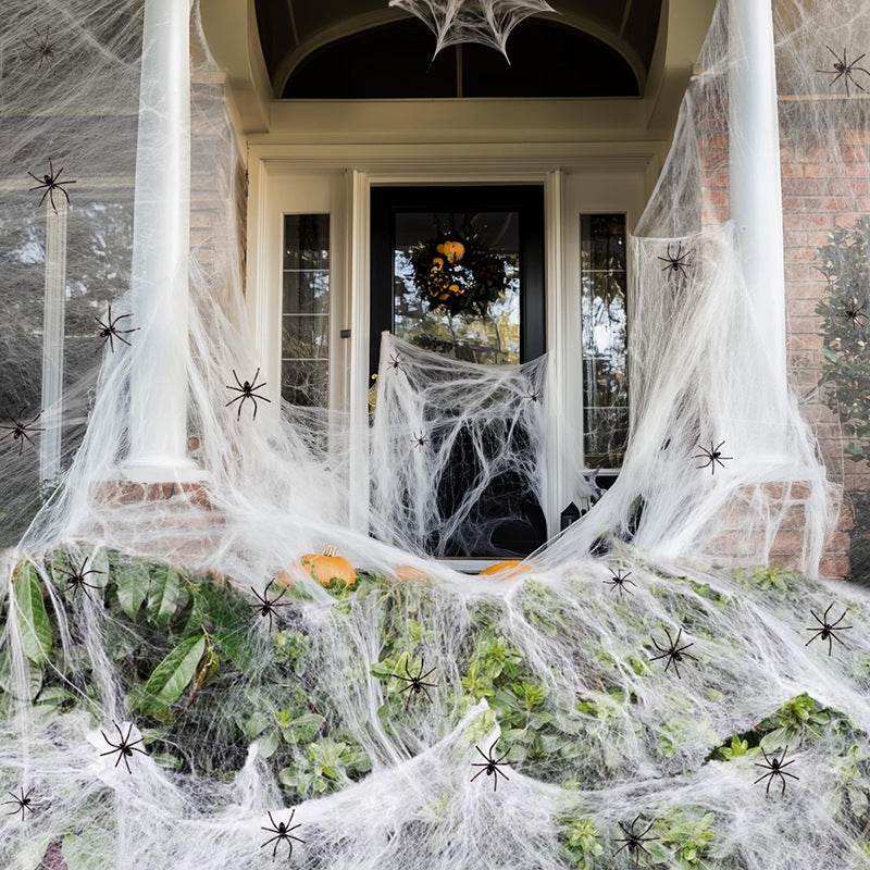 Halloween Decoration Cotton Spider Web Atmosphere Layout Props - EX-STOCK Canada