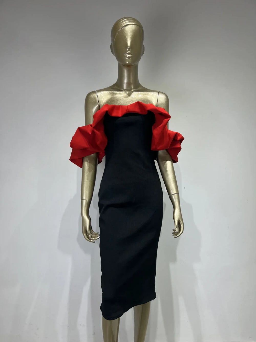 Bandage One-piece Dress European And American Elegant Off-neck Party Dress EX-STOCK Canada