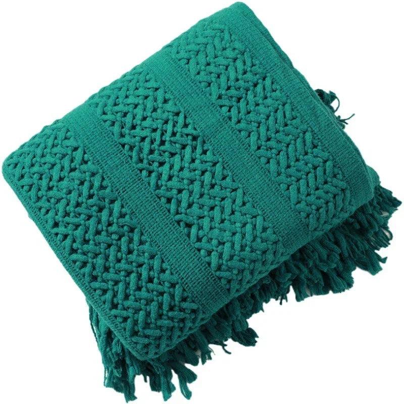 Couverture de canapé nordique Couverture Couverture en tricot Couverture pour hébergement hôtelierEX-STOCK Canada