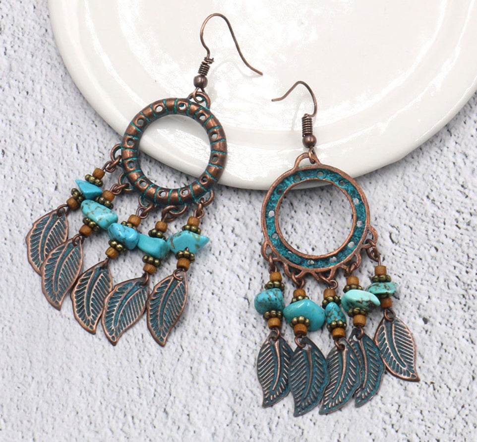 Handmade beaded tassel earrings - EX-STOCK Canada