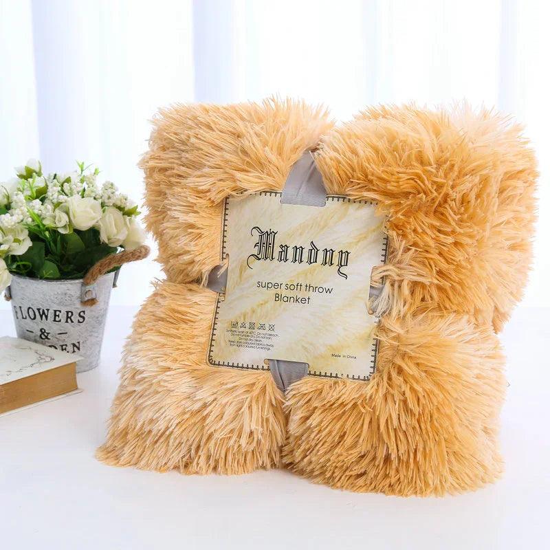 Plush Blanket Double-layer Blanket Multifunctional EX-STOCK Canada