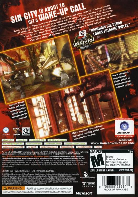 Tom Clancy's Rainbow Six - Vegas