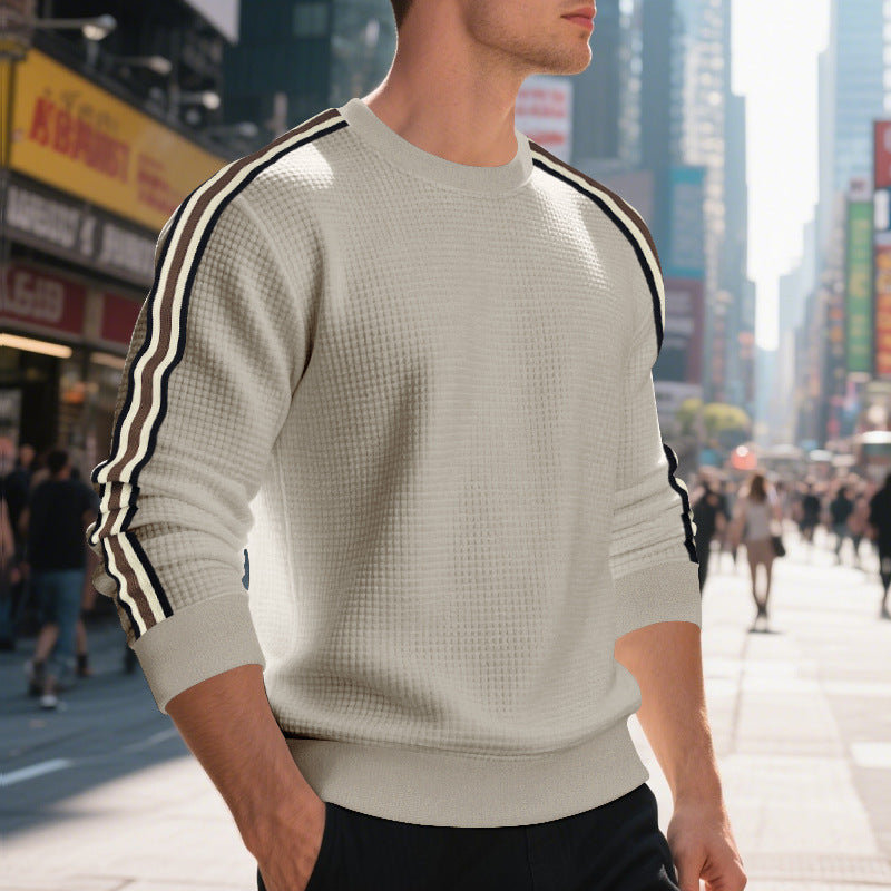 Casual Men's Loose Round Neck Sweater Thin EX-STOCK Canada