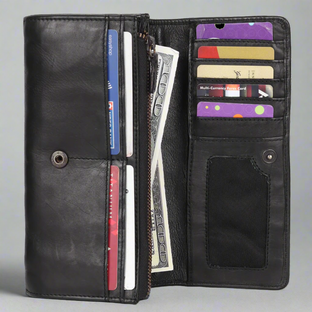 Pochette portefeuille en cuir pour femmes METEX-STOCK Canada
