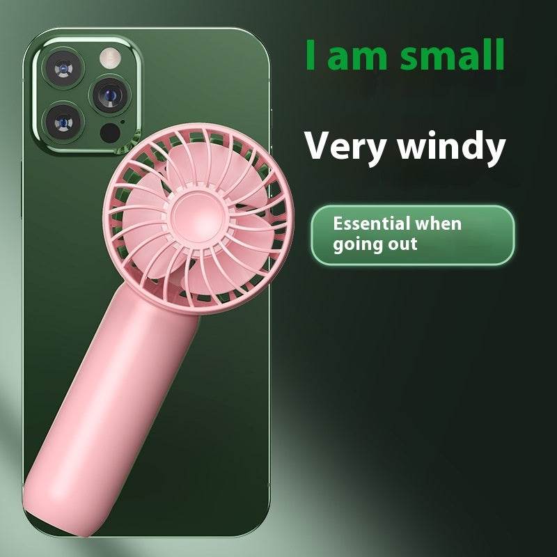 Cross-border Outdoor Handheld Small Electric Fan Portable Small Handheld Fan Mini Usb Handheld Fan Handheld Rechargeable - EX-STOCK Canada