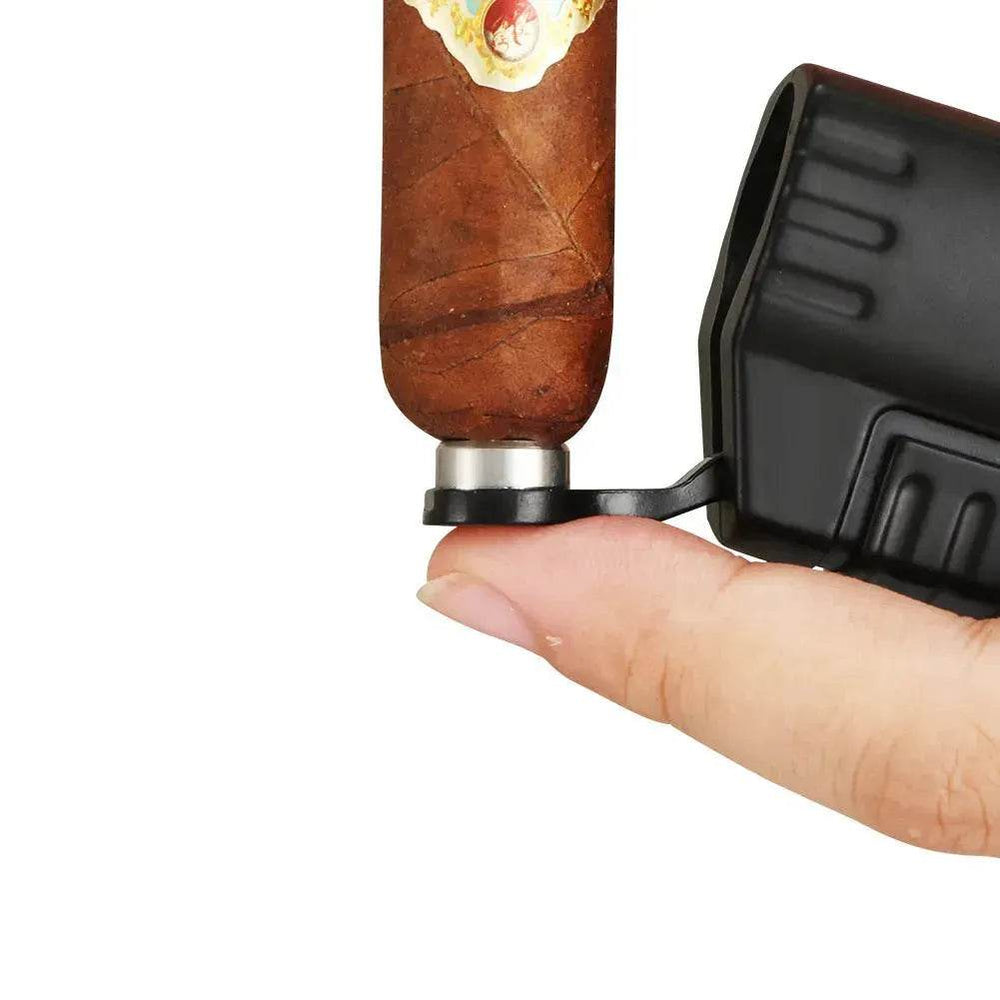 Portable Metal Windproof Cigar Lighter with Cigar Hole Punch - EX-STOCK Canada