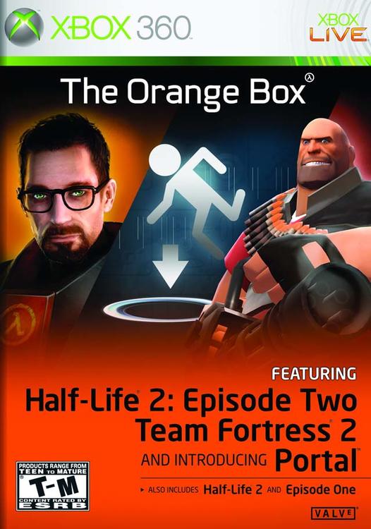 LA BOÎTE ORANGE AVEC HALF-LIFE 2 ÉPISODE 2 & TEAM FORTRESS 2
