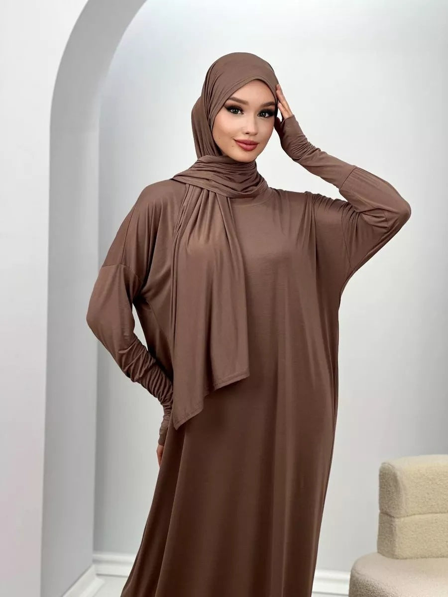 Women's Muslim Robe Polyester Fiber EX-STOCK Canada