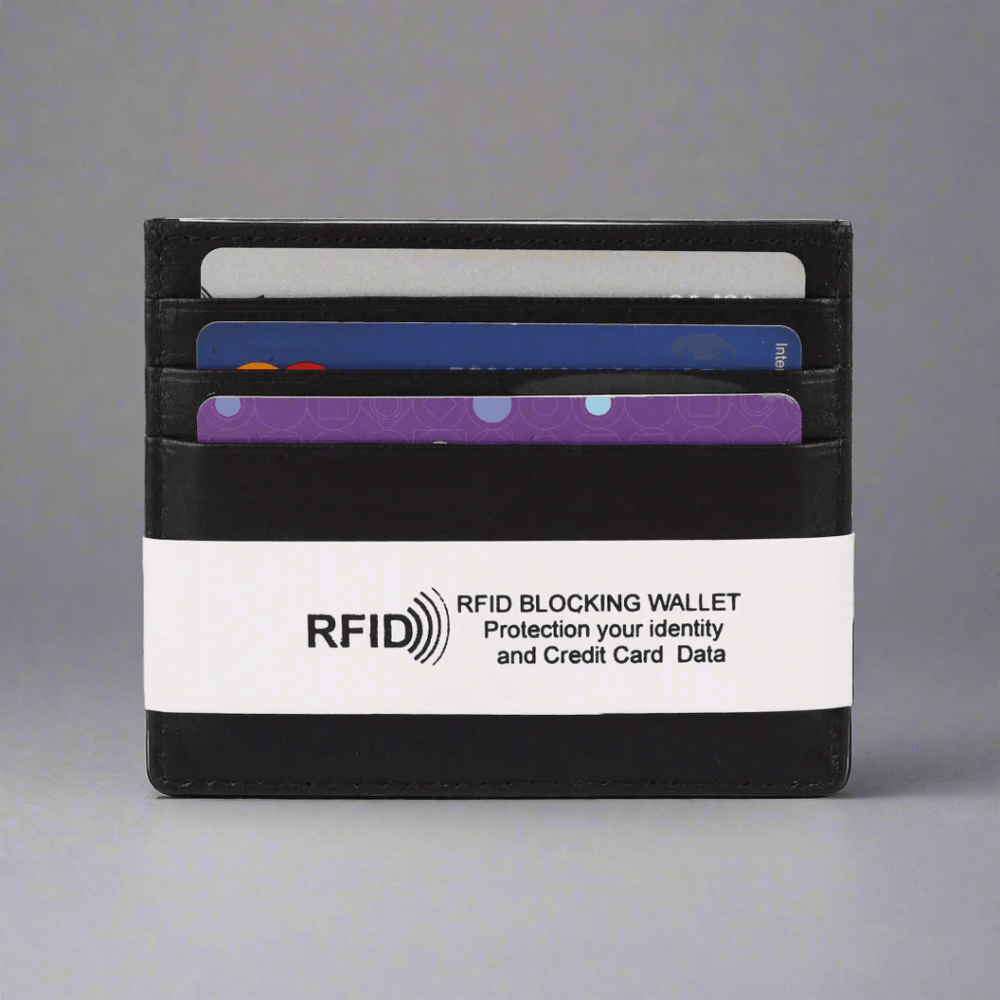 Porte-cartes en cuir MET RFIDEX-STOCK Canada