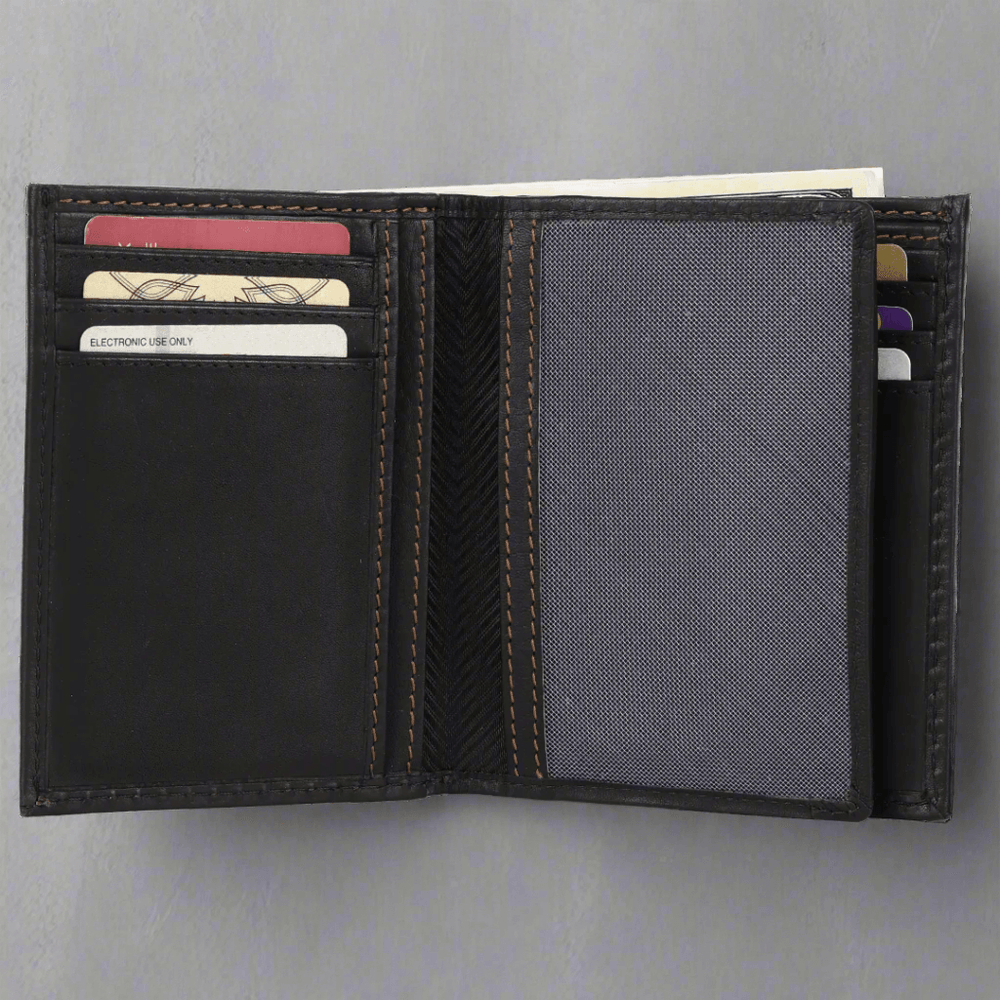 Portefeuille en cuir RFID pour hommes MET Center WingEX-STOCK Canada