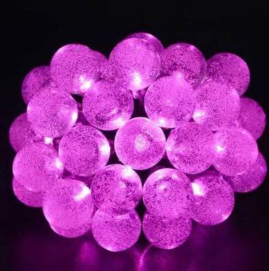 Crystal solar power of the led lamp string lights christmas lights solar garden outdoor decoration for christmas - EX-STOCK Canada