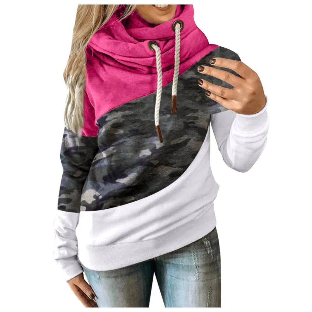 Casual Fashion Women Camouflage Winter hoodie Sweatshirt Pullover Top - EX-STOCK Canada