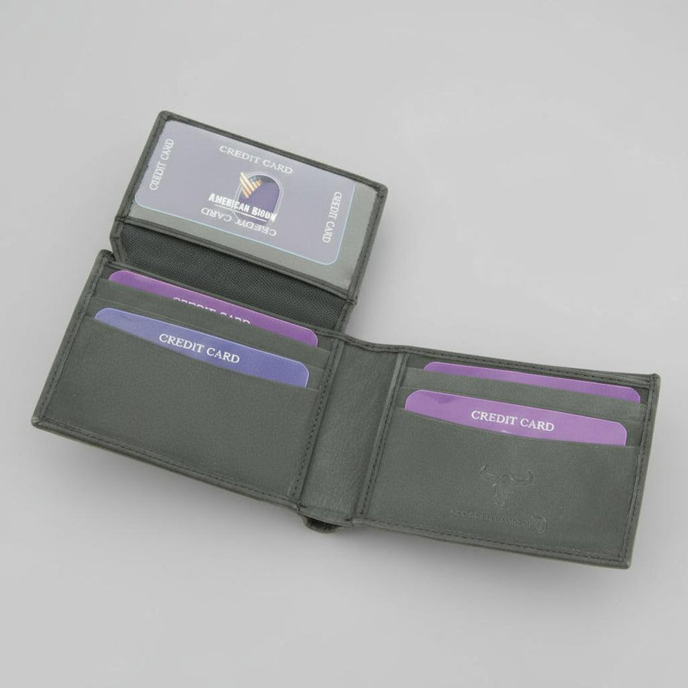 Men's RFID Bifold Left Side Flap Over Wallet EX-STOCK Canada