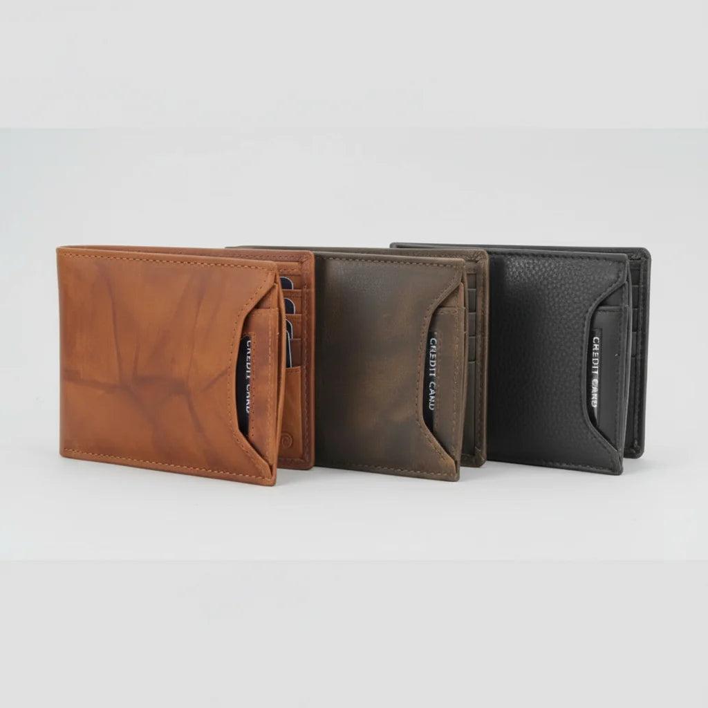 Men's RFID Bifold Wallet with Removable Card Sleeve EX-STOCK Canada