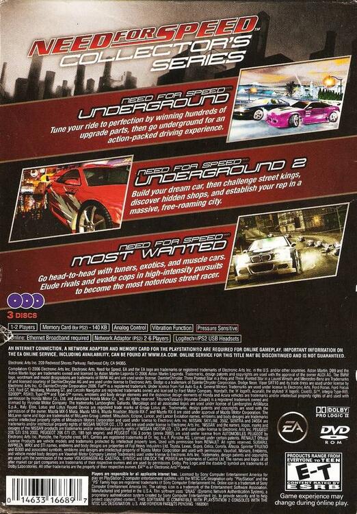 Need for Speed : Série Collector