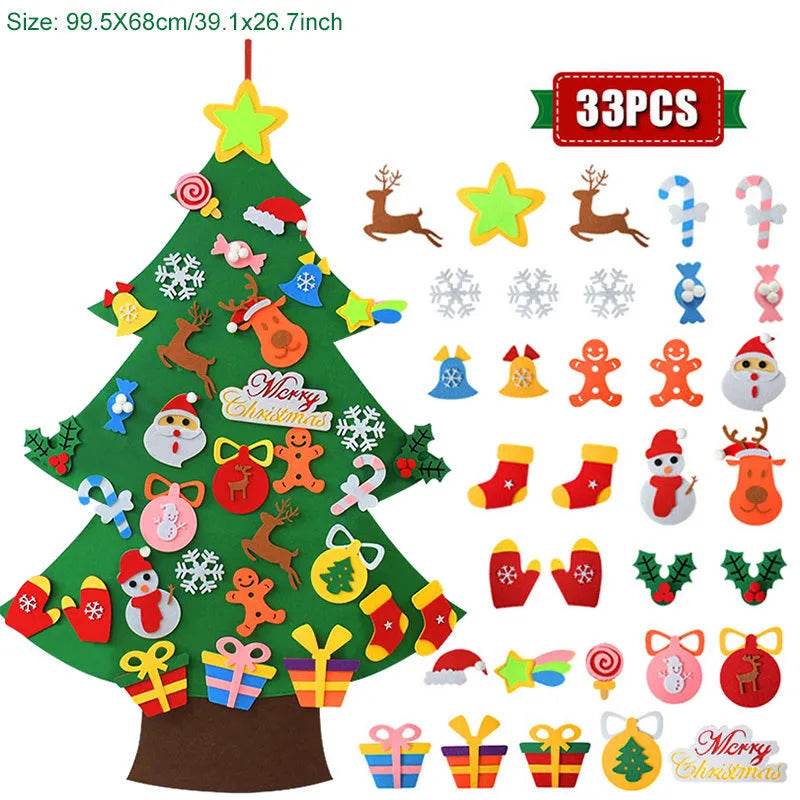 DIY Felt Christmas Tree Ornaments For Kids - EX-STOCK Canada