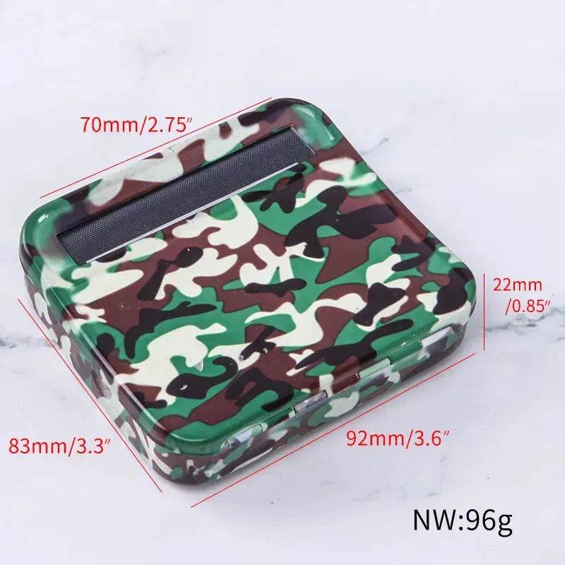 Camouflage Metal DIY Tobacco Cigarette Roller machine - EX-STOCK Canada