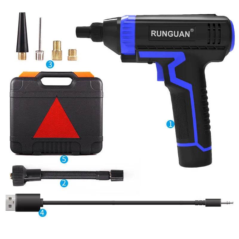 Wireless Charging Portable Multi-function Vehicle Household Electric Car Tire Handheld Air Pump - EX-STOCK Canada