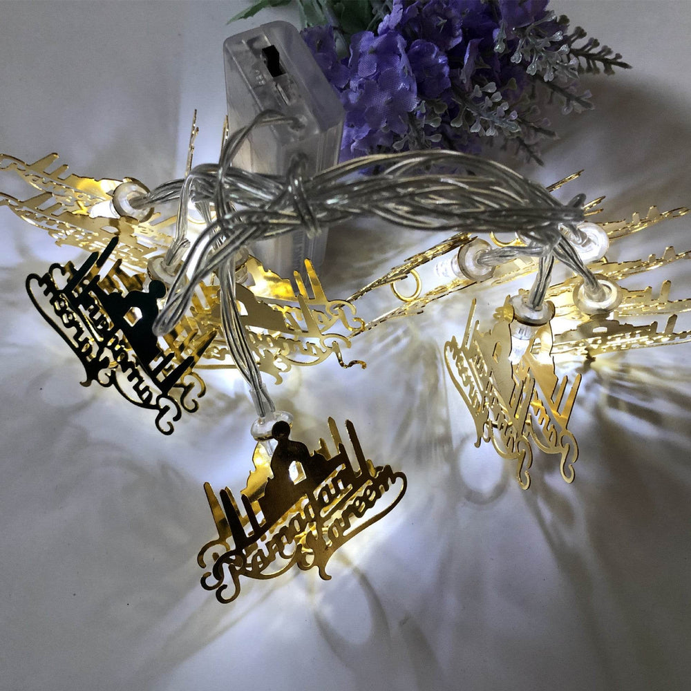 New Muslim Ramadan Iron LED Letters Eid Mubarak string Light - EX-STOCK Canada