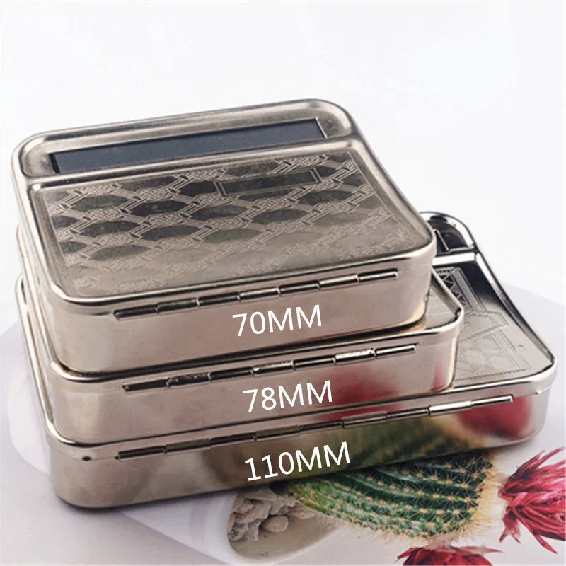 Stainless Steel Semi-automatic Cigarette Maker Cigarette Case EX-STOCK Canada