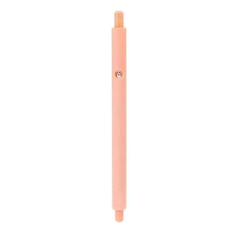 MINISO Color Stationery Black Sign Pen Cute Cartoon Bare Bear Press Gel Pen - EX-STOCK Canada