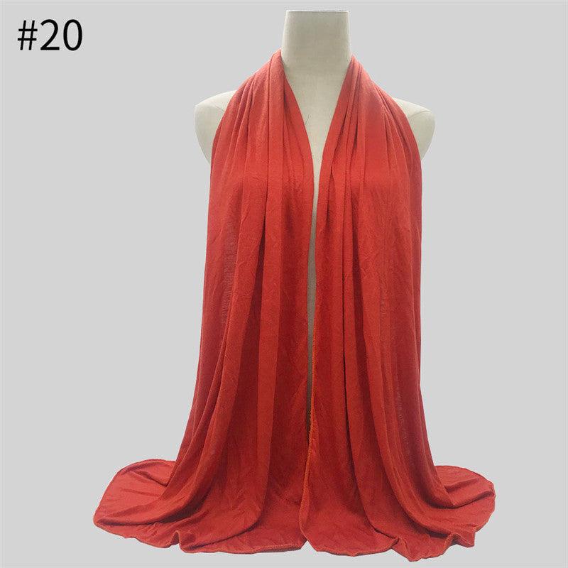 170x60cm Fashion Jersey Hijab Scarf Long Muslim Shawl - EX-STOCK Canada