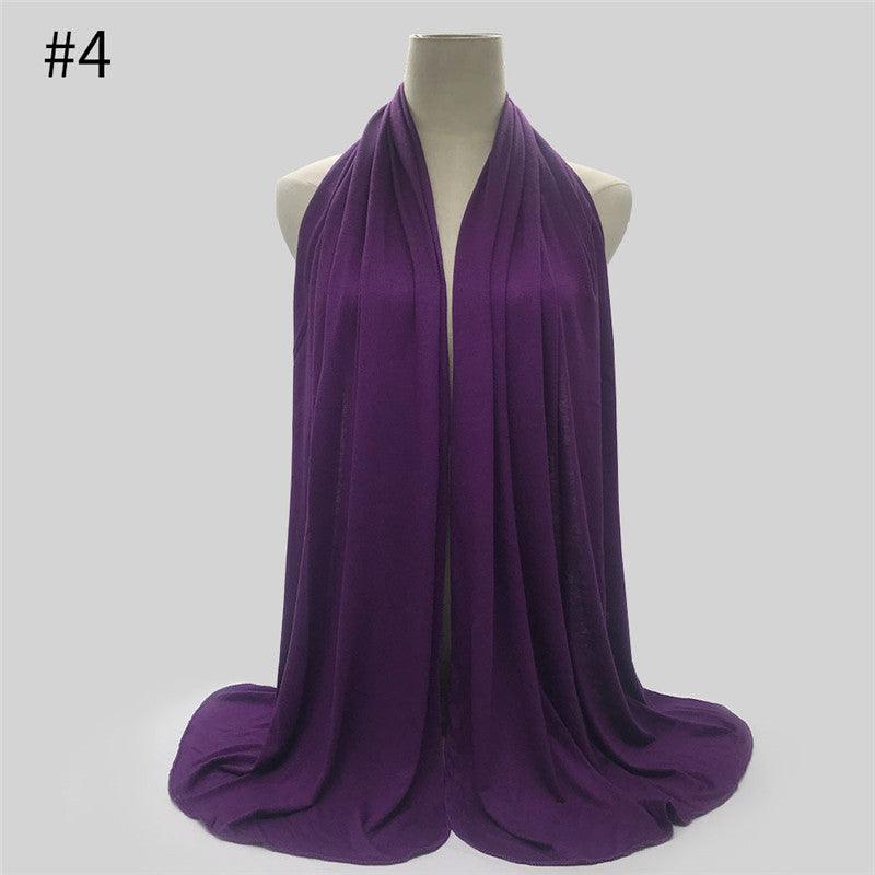 170x60cm Fashion Jersey Hijab Scarf Long Muslim Shawl - EX-STOCK Canada