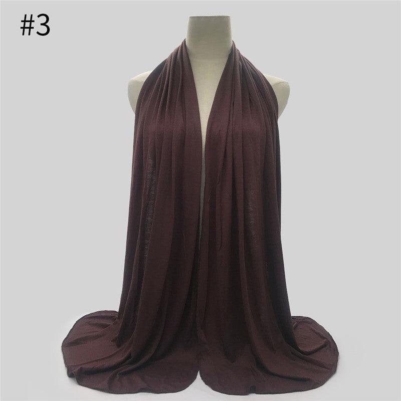 170x60cm Fashion Jersey Hijab Scarf Long Muslim Shawl - EX-STOCK Canada