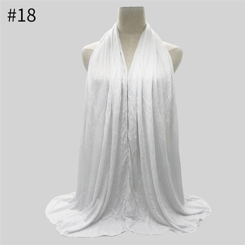 170x60cm Fashion Jersey Hijab Scarf Long Muslim Shawl - EX-STOCK Canada