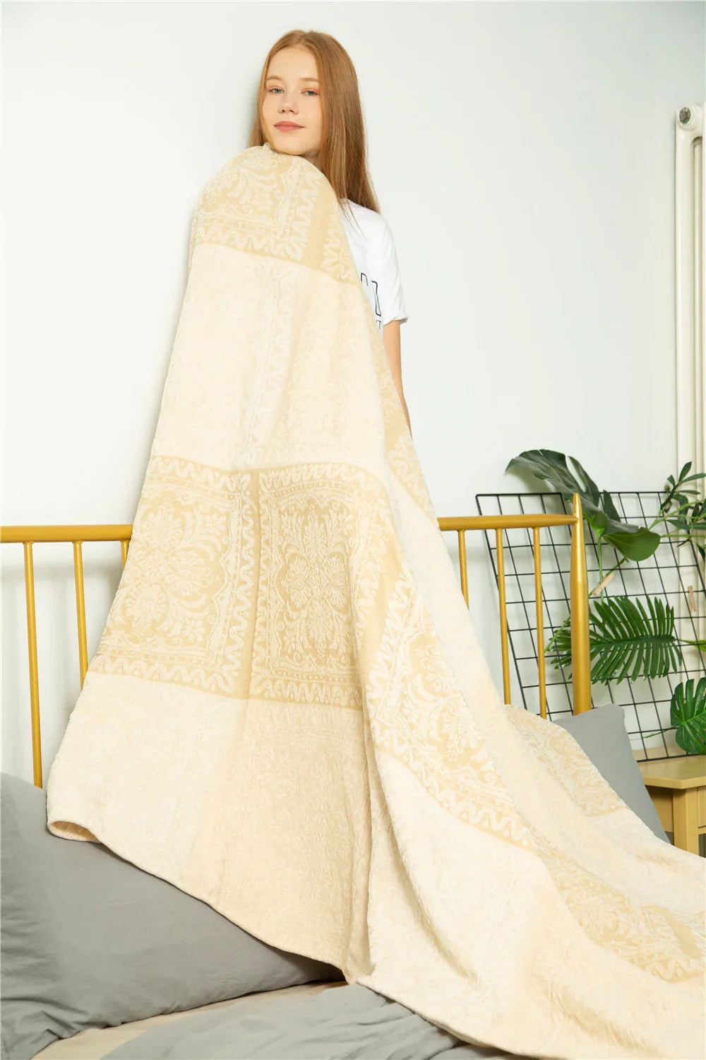 Coperta per Divano Coperta in Pile Coperta Morbida Coperta da Relax Coperta LetterariaEX-STOCK Canada