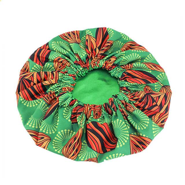 Pattern Satin Linned Bounce Hair Bonnet - EX-STOCK Canada