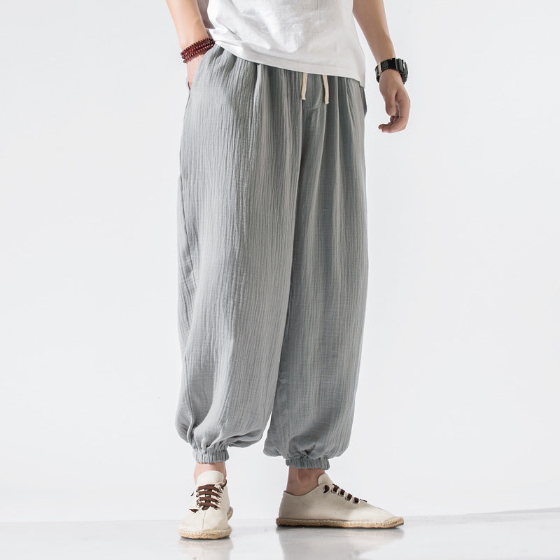 Men's Plus-Size Loose Harem Wide-Leg Pants — product view 1 of 5 | EX-STOCK