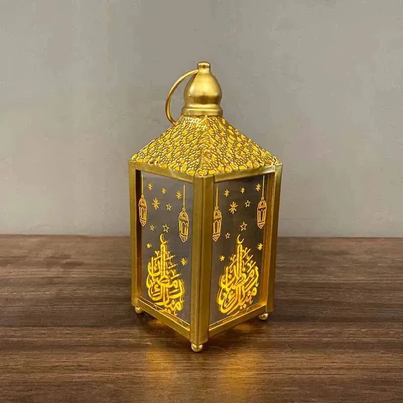 Lampe LED Eid Mubarak décor Ramadan Kareem décorations de suspension