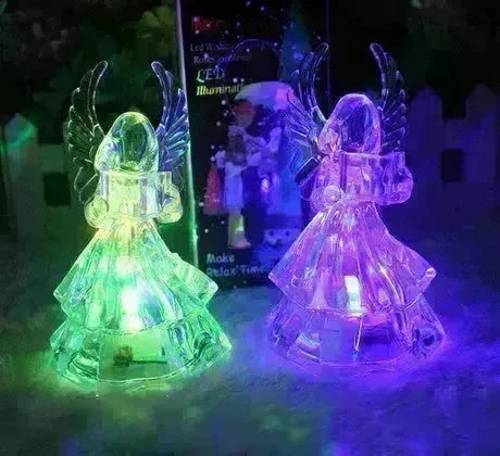 Colorful Acrylic Angel Night Light Christmas Gifts - EX-STOCK CANADA