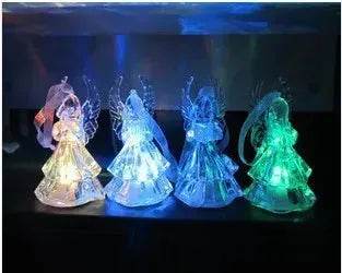 Colorful Acrylic Angel Night Light Christmas Gifts - EX-STOCK Canada